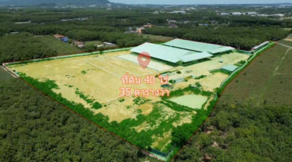 罗勇府 |【黄色—保税区】Nikhom Phatthana县 工厂出售 3栋 土地面积40-0-35莱（或64,140平米）3.50亿泰铢