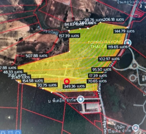 罗勇府 |【黄色区】Huai Pong区 土地出售 160莱（或256,000平米）270万泰铢/莱