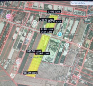 北柳府 |【黄色区】Nong Chok，Bang Pakong区 土地出售 47-1-62莱（75,848平米）480万泰铢/莱