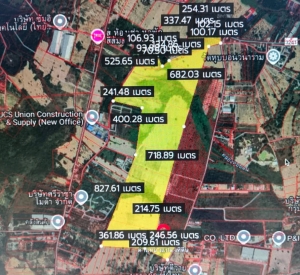 春武里府 |【黄色-紫色区】Nongkham, Sriracha区 土地出售 483-1-70莱（773,430平米）450万泰铢/莱